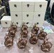 酒店公司西安開業(yè)樹脂工藝品大握手合作共贏落地式大銅鼎銷售