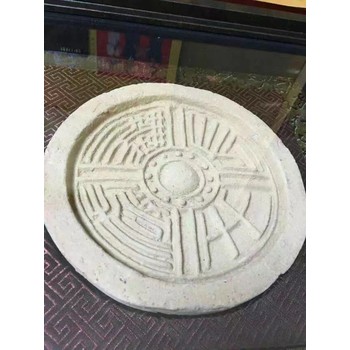 陜西文化特色禮品陜西藍(lán)田玉四神玉瓦當(dāng)西安會(huì)議瓦當(dāng)
