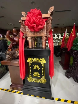 單位喬遷擺件落地銅鼎銅牛擺件，西安哪有賣開業(yè)擺件