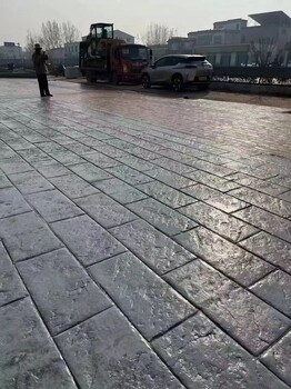 廣西百色壓花混凝土壓印-壓花地坪-壓模地坪壓印施工