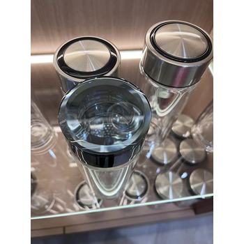 過濾網(wǎng)茶水杯西安玻璃杯希諾牌水晶禮品商務(wù)款杯子印字