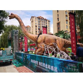 景区广场展览道具仿真恐龙13米霸王龙机械模型出租