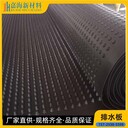 凹凸型塑料排水板屋頂花園地下室廠(chǎng)家定制凸高2公分