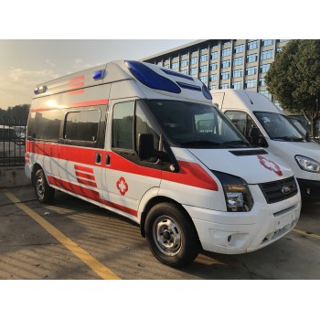 瑞安市人民医院红十字分院跨省120救护车,护送病人出院,全国护送