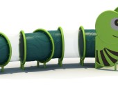 小区游乐场螳螂户外塑料毛毛虫透明儿童爬行筒游乐设施厂家