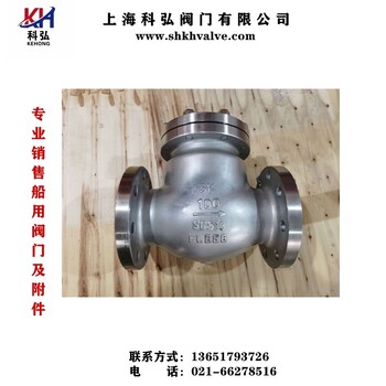 船用鑄鐵5K擺式止回閥日標鑄鐵單向閥JISF7372F7373