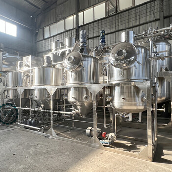 四罐精煉油設備全套菜籽油花生油煉油精煉設備豆油深加工生產線