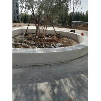 上海小区灰色泰科石树池花坛包工包料施工+技术指导