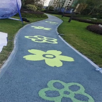 上海真石丽透水混凝土防滑彩色路面铺装透水增强剂材料供应