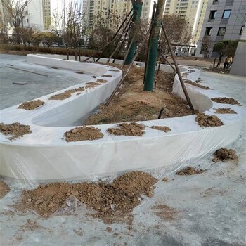 江蘇泰州戶外異形現(xiàn)澆樹池坐凳包工包料泰科砼石樣品免費(fèi)提供