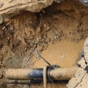 深圳室外PE管漏水维修电话，给水管渗漏水测漏，埋地管网漏水探测