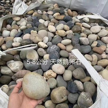 綏化海倫市水處理鵝卵石米黃色鵝卵石圖片大全