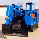 小型扒渣機皮帶運輸?shù)V渣石頭扒料機履帶扒碴機操作簡便