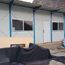 吐魯番防火廠房鋼結(jié)構(gòu)安裝隊，高昌工地用臨建房宿舍搭建。