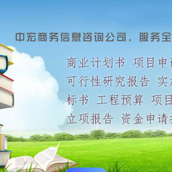 新余资金申请可行性研究报告代写交稿快