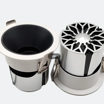 LED射燈，無副光小山丘，