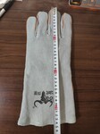 電焊手套牛皮防火線手套長款焊工焊接勞保手套隔熱焊工手套批發(fā)