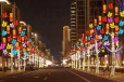兰州LED室外彩灯室外中国结彩灯瀑布彩灯灯串过年节日氛围彩灯