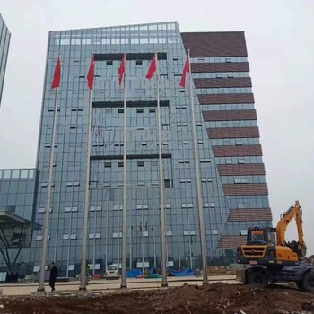 延安9米304戶外電動(dòng)升降不銹鋼錐形廠家旗桿多錢(qián)一米