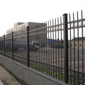 银川锌钢铁艺护栏铁艺围墙护栏透视围挡护栏厂家