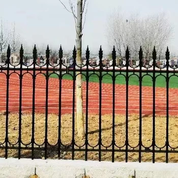 蘭州鄉(xiāng)村花園庭院球墨鑄鐵柵欄圍欄戶外鑄鐵柵欄