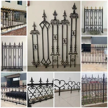 蘭州戶外球墨鑄鐵護欄柵欄鐵藝欄桿