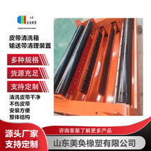皮帶清掃箱回程皮帶清掃沖刷一體裝置箱體式輸送帶清掃器圖片