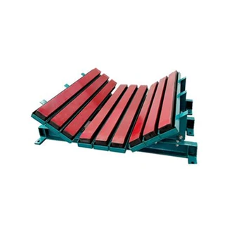 輸送機(jī)落料緩沖床廠家加工定制美奐阻燃抗沖擊緩沖拖床