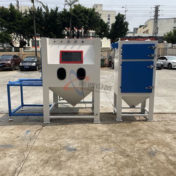 箱式打砂機高壓手動(dòng)噴砂機推車(chē)轉盤(pán)式噴砂機