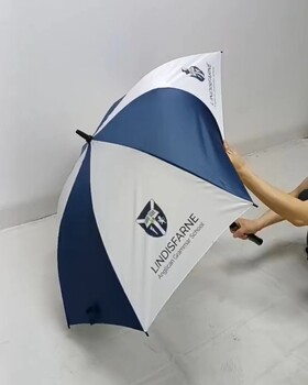 高爾夫雨傘定制廣告?zhèn)阌∷⒅睏U傘傘下一米五34寸