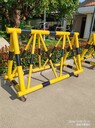 西安拒馬護(hù)欄學(xué)校幼兒園門口路障欄擋車圍欄移動(dòng)阻車器