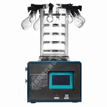 多歧管臺(tái)式LGJ-10生物科研真空凍干機(jī)0.12平方