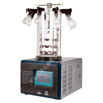 大学实验LGJ-10多歧管压盖8个挂瓶真空冻干机