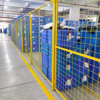 浙江义乌车间设备隔离网、室内物流分拣隔离工厂安全隔离栅厂家