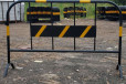 浙江义乌道路铁马隔离栏、施工工地警示防护栏交通圆管活动围栏