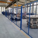浙江義烏浸塑工廠車間隔斷網(wǎng)、廠房隔斷網(wǎng)護欄戶外道路施工隔離