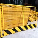 浙江金華市工地網(wǎng)片基坑護(hù)欄、道路施工警示圍欄定型化臨邊防護(hù)