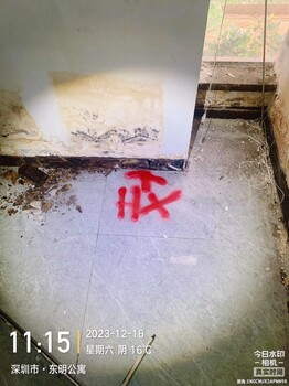 深圳鍍鋅鋼管漏水查漏，不銹鋼管破損探測，地下供水管道漏水排查