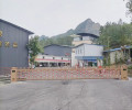 江西九江D137煤业工厂停车场金色对开空降栅栏道闸