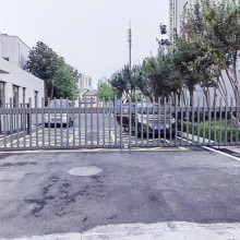 江西景德镇D137企业院内停车场止车6米对开栅栏道闸