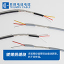 東莞廠(chǎng)家勝牌電線(xiàn)UL2547纏繞屏蔽線(xiàn)PVC電源線(xiàn)多芯護套線(xiàn)灰色