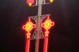 忻州春节中国结挂件户外装饰灯LED灯路灯挂件红灯笼厂家