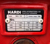 原装进口现货HARDI364/10水泵82170200Hardi隔膜泵