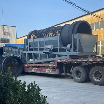 煤炭旋轉篩煤炭塊分級篩建筑垃圾滾筒篩