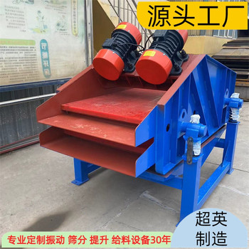 細沙直線振動篩直線脫水篩振動沙石脫水設備