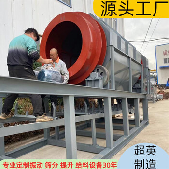 馬鞍山滾筒篩廠家-自動(dòng)篩選碎石料鐵礦石設(shè)備超英供應(yīng)
