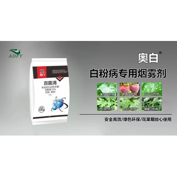 草莓的白色霉菌是白粉病，推薦使用奧豐源農(nóng)化“奧白”煙熏劑
