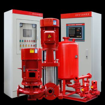长沙立式消防泵室外消火栓泵喷淋泵成套增压稳压设备