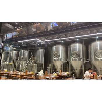 唐山农家院日产1吨的小型精酿啤酒设备酿酒设备机器
