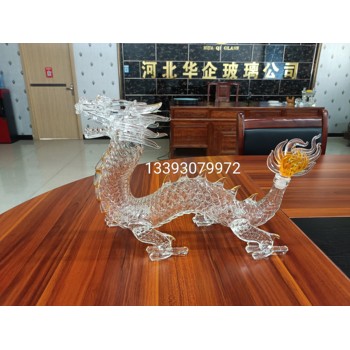 河間華企吹制玻璃酒瓶十二生肖酒瓶工藝酒瓶高硼硅玻璃酒瓶
